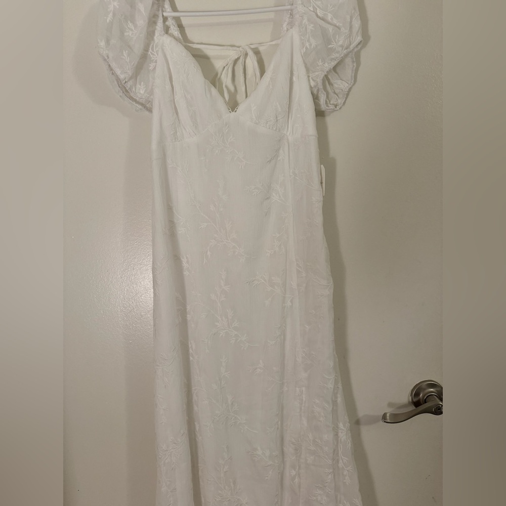 Altar’d State White Off-Shoulder Formal Dress